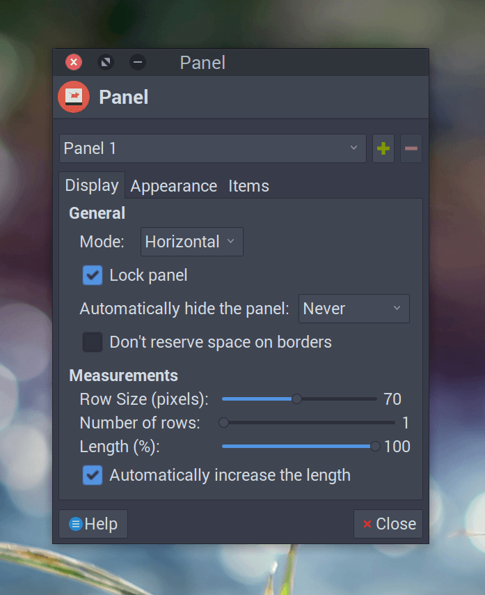 Gallium HDPI Panel Configuration