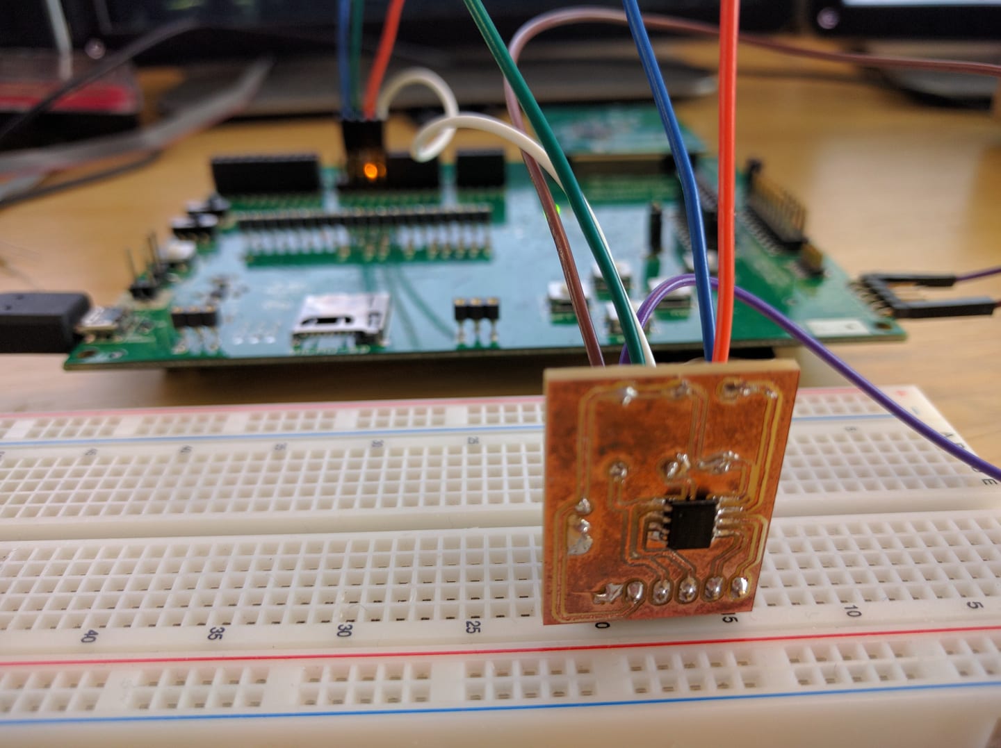srf board with external flash chip